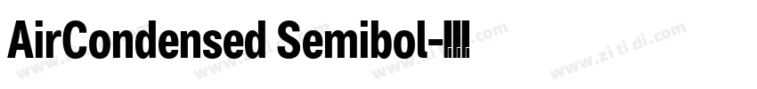 AirCondensed Semibol字体转换